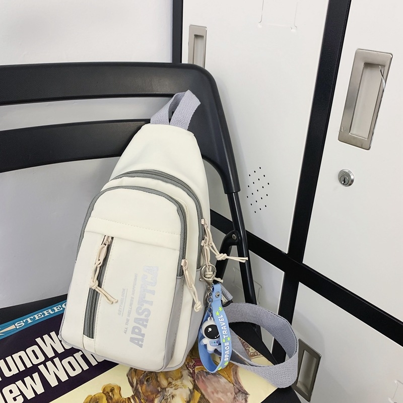 Najlon crossbody torba u urbanom stilu jednostavnosti, zatvarač, unutarnji džep za mobitel