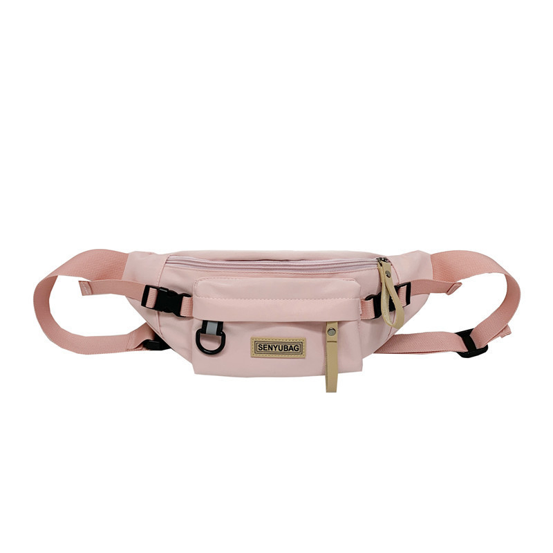 Najlon crossbody torba preko tijela sa zatvaračem, džep za telefon, podstava od poliestera, gradski stil
