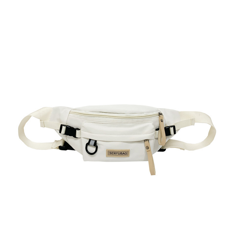 Najlon crossbody torba preko tijela sa zatvaračem, džep za telefon, podstava od poliestera, gradski stil
