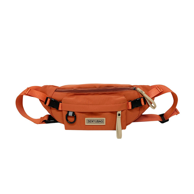 Najlon crossbody torba preko tijela sa zatvaračem, džep za telefon, podstava od poliestera, gradski stil