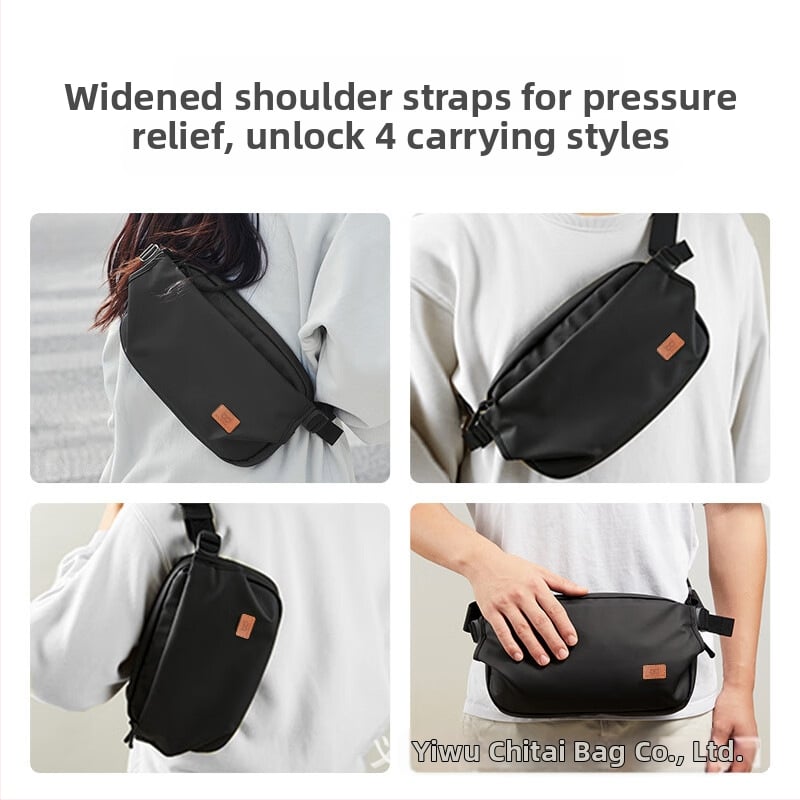 Pánska krížová taška PU materiál, nepremokavá, ultraľahká, odolná voči opotrebeniu, proti krádeži (Štýl: Street trend; Materiál: PU; Funkcie: Nepremokavé, Ultraľahká, Odolná voči opotrebeniu, Proti krádeži)