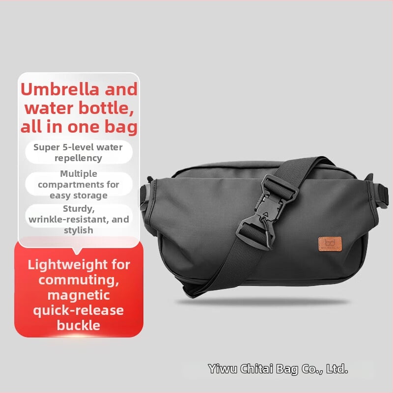 Pánska krížová taška PU materiál, nepremokavá, ultraľahká, odolná voči opotrebeniu, proti krádeži (Štýl: Street trend; Materiál: PU; Funkcie: Nepremokavé, Ultraľahká, Odolná voči opotrebeniu, Proti krádeži)