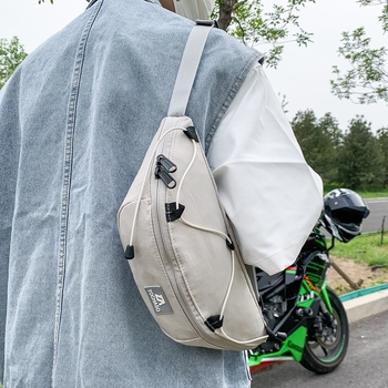 Geantă toracică pentru bărbați - nylon, simplitate urbană, depozitare, căptușeală din poliester, Toamnă 2025