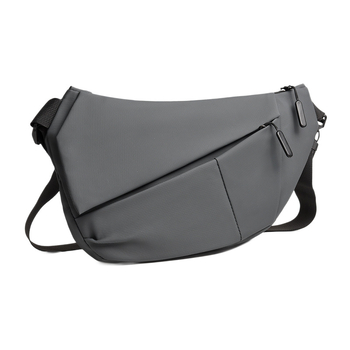 Muška crossbody torba za sport i putovanja — PU materijal, ultra lagana, otporna na habanje, podstava od poliestera, izdanje jesen 2025