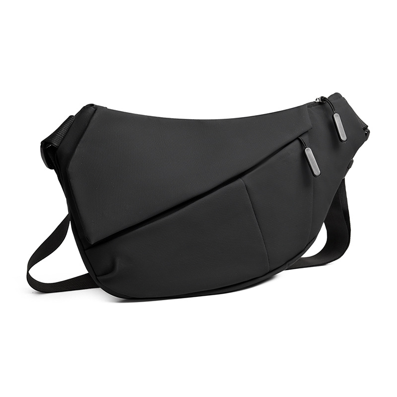 Muška crossbody torba za sport i putovanja — PU materijal, ultra lagana, otporna na habanje, podstava od poliestera, izdanje jesen 2025