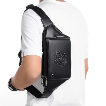 Pánska pásová taška – PU koža, odolná voči opotrebeniu, leto 2023