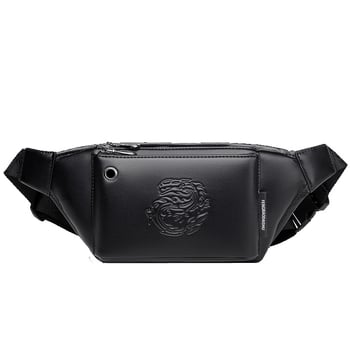 Pánska pásová taška – PU koža, odolná voči opotrebeniu, leto 2023