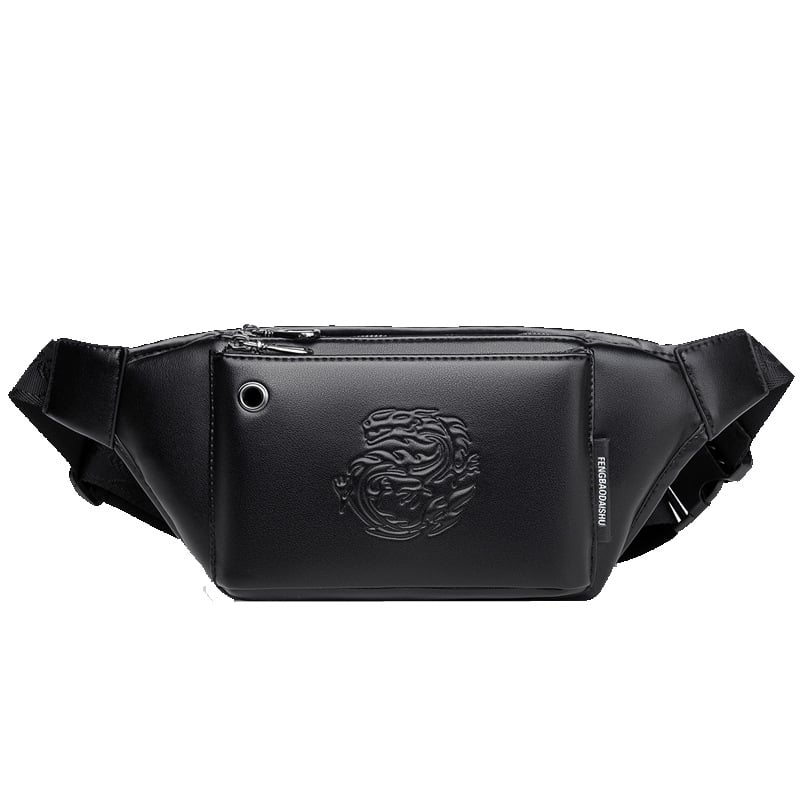 Pánska pásová taška – PU koža, odolná voči opotrebeniu, leto 2023