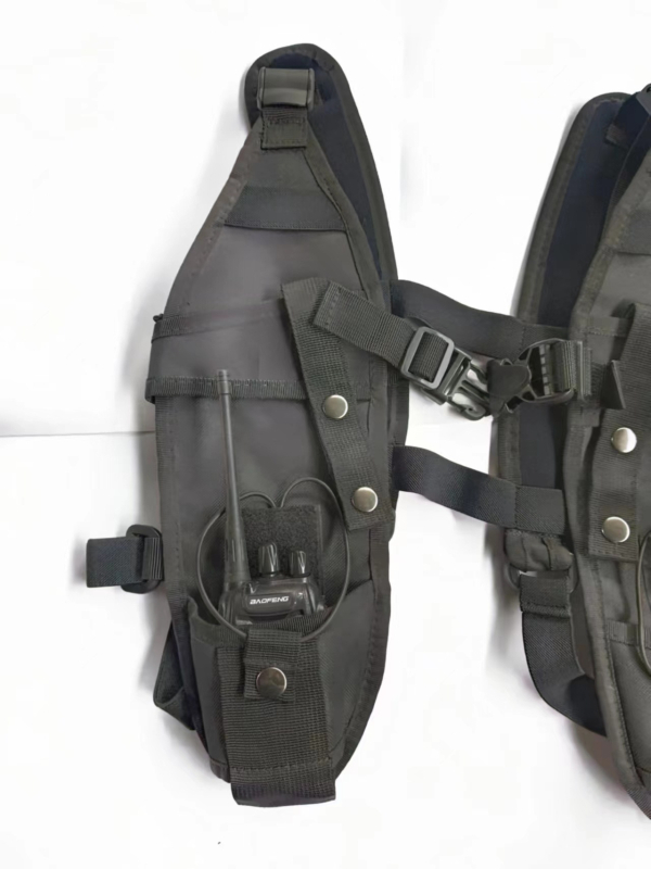 Taktijska torbica za prsa, za outdoor, kompaktna višefunkcionalna crossbody torba za vožnju biciklom, pretinac za telefon i iskaznicu, uspravnan kvadratni oblik s poklopcem