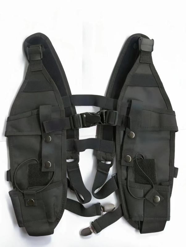 Taktijska torbica za prsa, za outdoor, kompaktna višefunkcionalna crossbody torba za vožnju biciklom, pretinac za telefon i iskaznicu, uspravnan kvadratni oblik s poklopcem