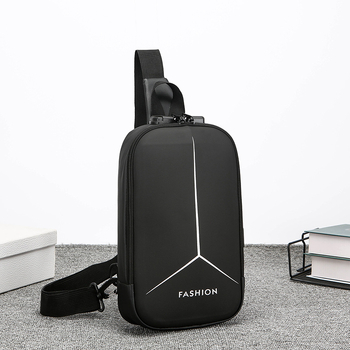 Muška crossbody torba Point Game s protivkrađom, USB punjenjem, otporno kućište, gradski jednostavan stil