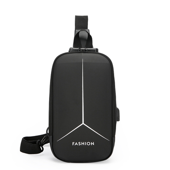 Muška crossbody torba Point Game s protivkrađom, USB punjenjem, otporno kućište, gradski jednostavan stil