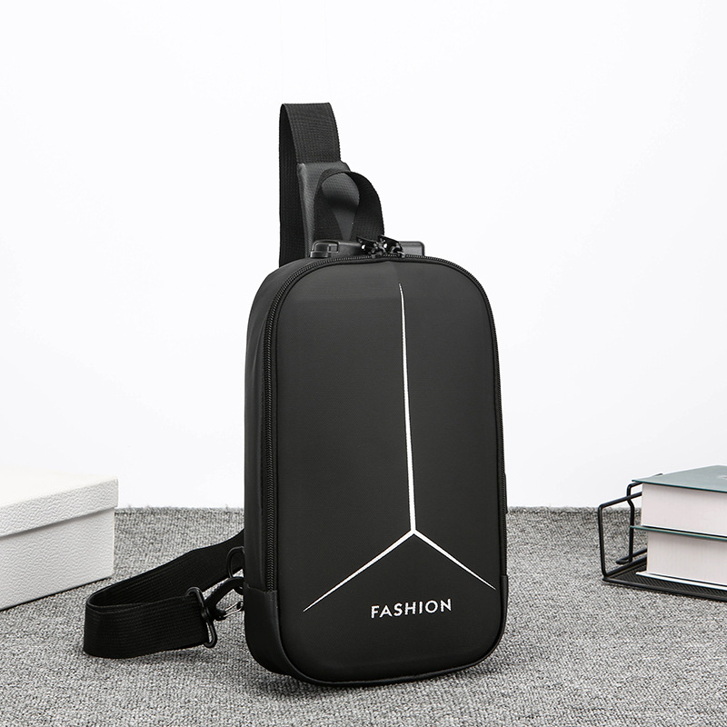 Muška crossbody torba Point Game s protivkrađom, USB punjenjem, otporno kućište, gradski jednostavan stil