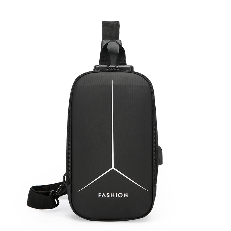 Muška crossbody torba Point Game s protivkrađom, USB punjenjem, otporno kućište, gradski jednostavan stil