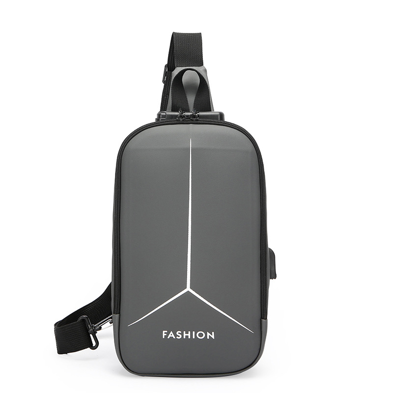 Muška crossbody torba Point Game s protivkrađom, USB punjenjem, otporno kućište, gradski jednostavan stil