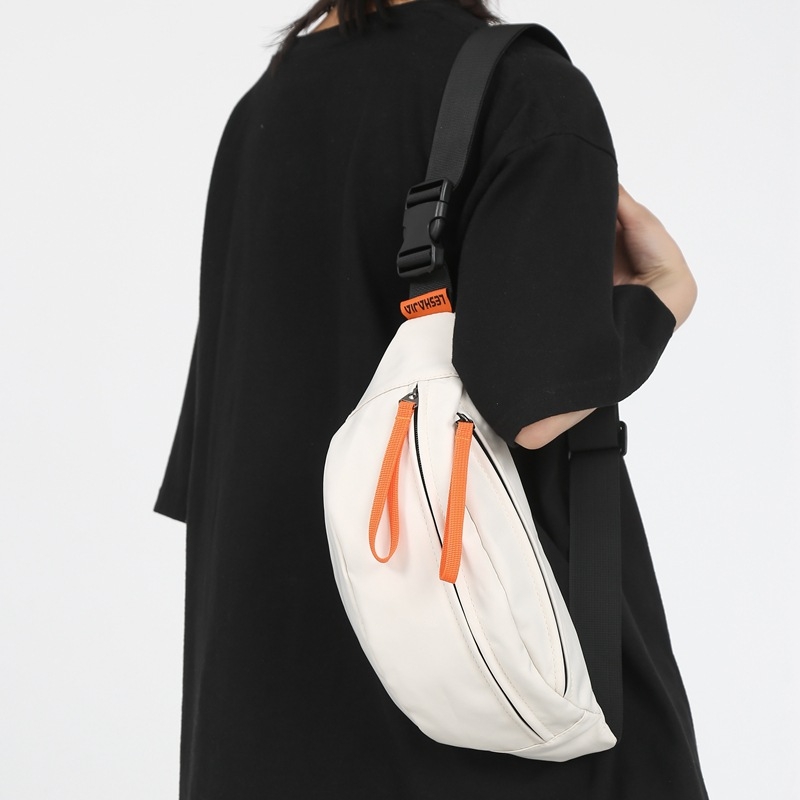 Muška crossbody torba od platna, vodootporna, podstava od poliester, urban stil