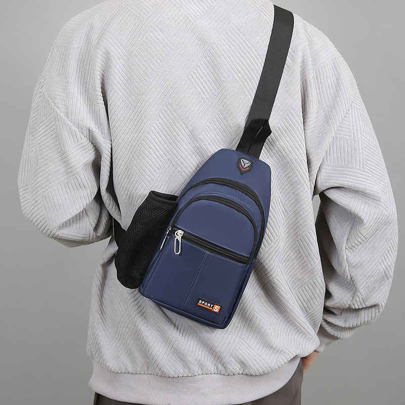 Muška crossbody torba od Oxford platna, podstava od poliestera, za svakodnevnu upotrebu