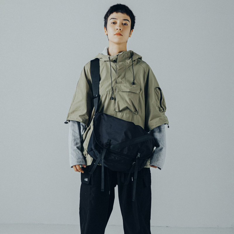 Take it muška crossbody torba - filmski materijal, vodootporna, jednobojni dizajn, pamuk podstava, ljetno izdanje 2025