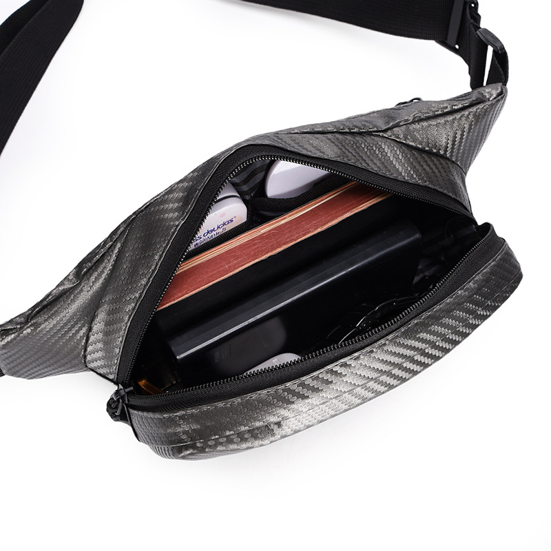 Muška torba za pojas s tvrdim kućištem, vodootporna, crossbody remen, Oxford platno, pogodno za 14-inčni prijenosnik