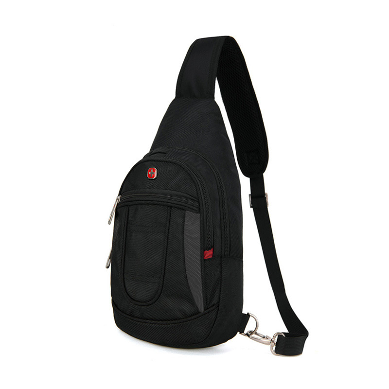 Muška prsna torba, Oxford tkanina, otporna na habanje, jednofarbná, podstava od poliestera, unisex stil, za muškarce, zimsko izdanje 2021