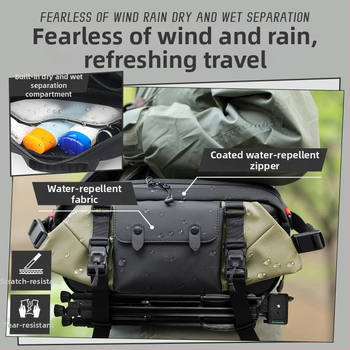 Swicky pánska hrudná taška — ulicný štýl, vodotesný polyester, model 33015 (Jar 2025)