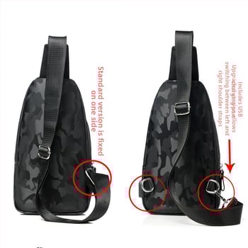 Pánska hrudná taška Unique; Materiál: Iný; Podšívka: PU; Vhodné na voľnočasové cestovanie; Pohlavie: Muž