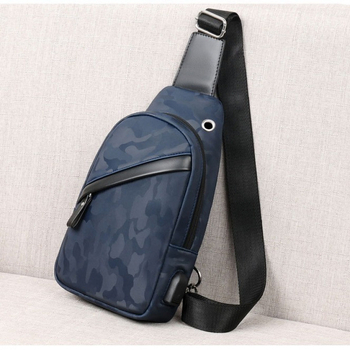 Pánska hrudná taška Unique; Materiál: Iný; Podšívka: PU; Vhodné na voľnočasové cestovanie; Pohlavie: Muž