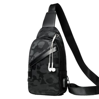 Pánska hrudná taška Unique; Materiál: Iný; Podšívka: PU; Vhodné na voľnočasové cestovanie; Pohlavie: Muž