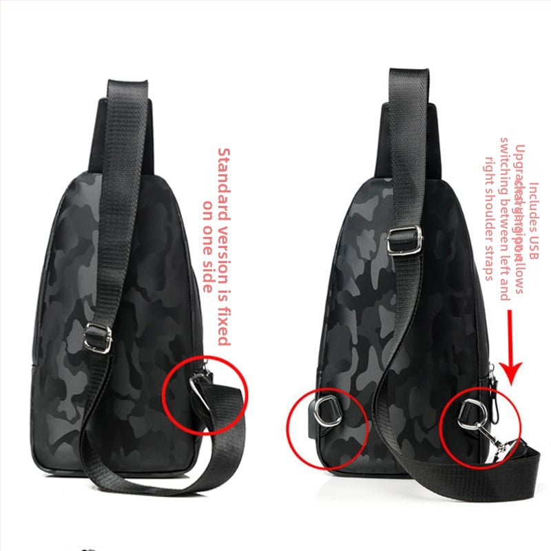 Pánska hrudná taška Unique; Materiál: Iný; Podšívka: PU; Vhodné na voľnočasové cestovanie; Pohlavie: Muž