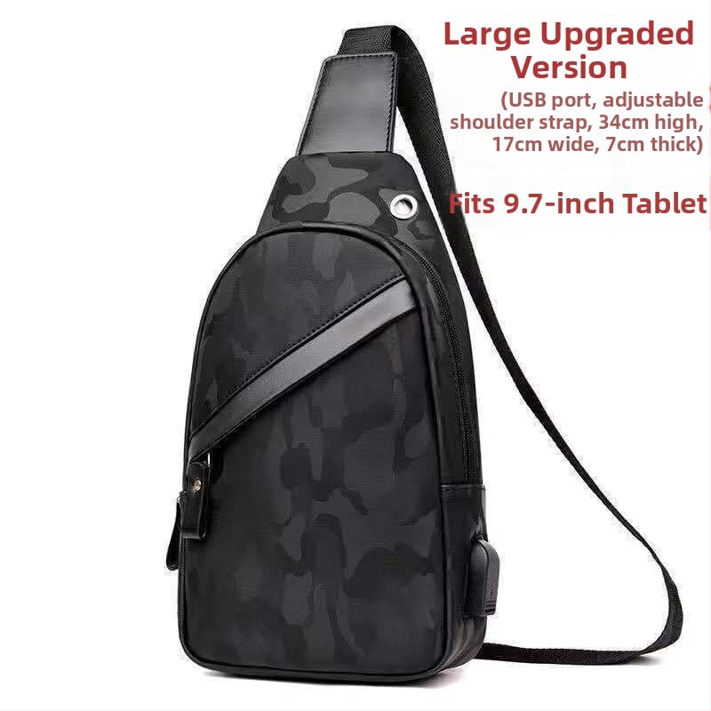 Pánska hrudná taška Unique; Materiál: Iný; Podšívka: PU; Vhodné na voľnočasové cestovanie; Pohlavie: Muž