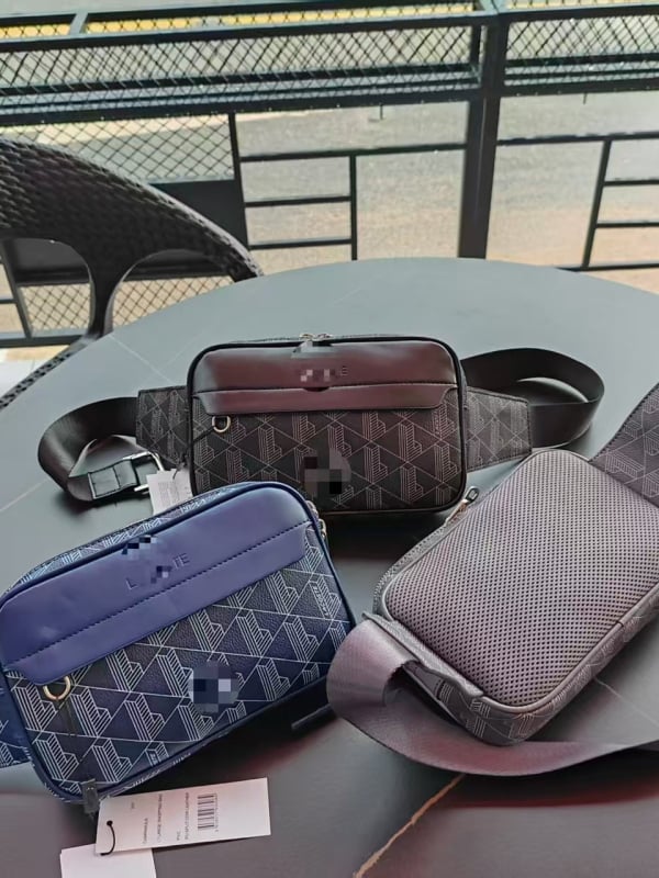 Muška torba za prsa, gradski jednostavan stil, PU materijal, prozračna i otporna na habanje, životinjski uzorak, podstava od poliestera