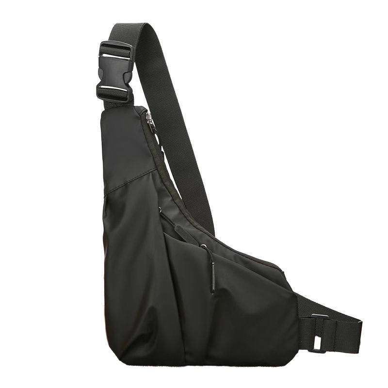 Geantă crossbody pentru bărbați, casual, multifuncțională, ușoară, poliester, antifurt