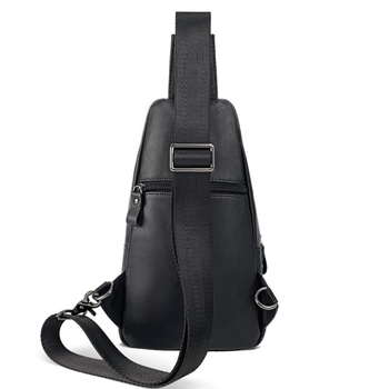 Muška kožna torba za prsa — vrhunska goveđa koža, vodootporna crossbody torba, model 4033