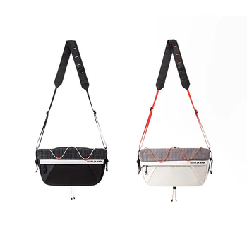 Muška crossbody torba za ramena (Poliesterska, horizontalni kvadratni oblik, zatvaranje na zatvarač, skrivena džepa sa zatvaračem i džep za telefon, vodootporna)