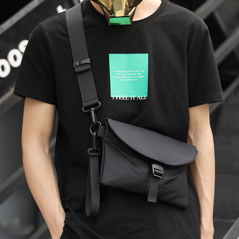 Muška crossbody torba u korejskom stilu, najlon, smanjenje opterećenja, model 1942, kompatibilna s 8-inčnim prijenosnikom