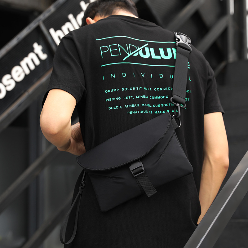 Muška crossbody torba u korejskom stilu, najlon, smanjenje opterećenja, model 1942, kompatibilna s 8-inčnim prijenosnikom