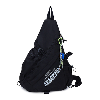 Unisex Τσάντα στήθους με μεγάλη χωρητικότητα, Oxford ύφασμα, κλείσιμο με φερμουάρ, θήκες τηλεφώνου και ταυτότητας, καλοκαίρι 2025