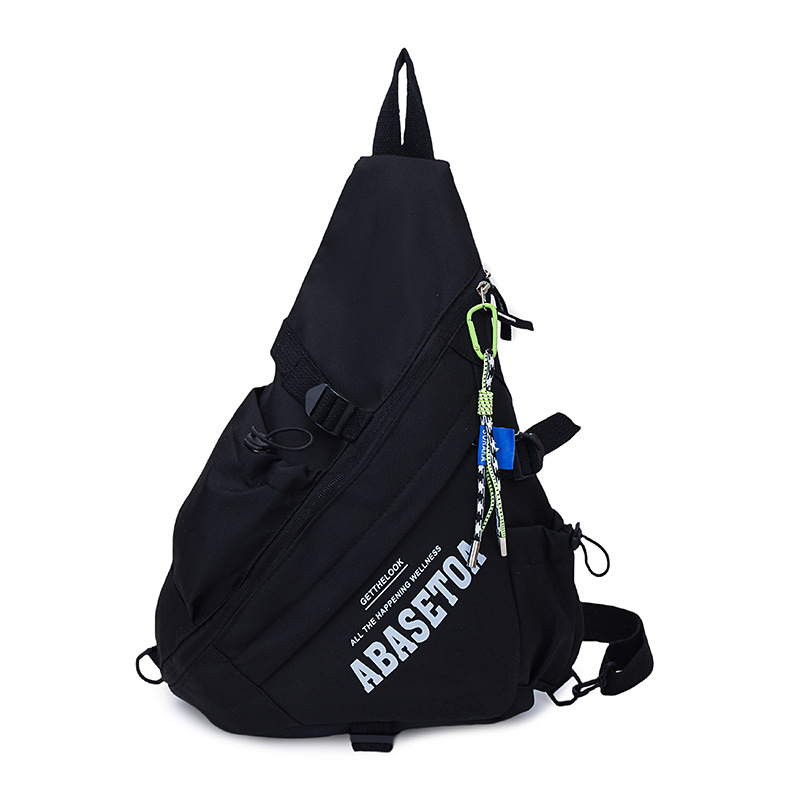 Unisex Τσάντα στήθους με μεγάλη χωρητικότητα, Oxford ύφασμα, κλείσιμο με φερμουάρ, θήκες τηλεφώνου και ταυτότητας, καλοκαίρι 2025