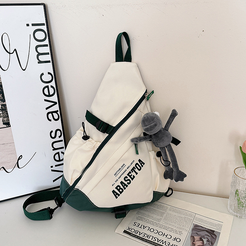 Unisex Τσάντα στήθους με μεγάλη χωρητικότητα, Oxford ύφασμα, κλείσιμο με φερμουάρ, θήκες τηλεφώνου και ταυτότητας, καλοκαίρι 2025