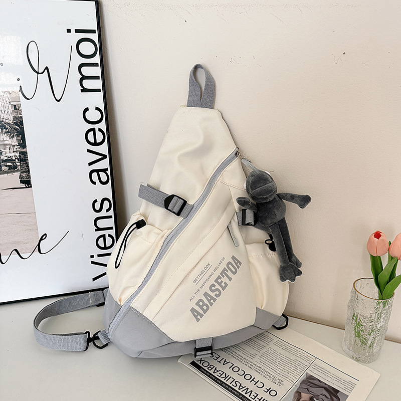 Unisex Τσάντα στήθους με μεγάλη χωρητικότητα, Oxford ύφασμα, κλείσιμο με φερμουάρ, θήκες τηλεφώνου και ταυτότητας, καλοκαίρι 2025