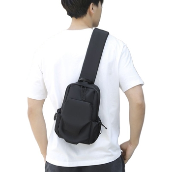 Muška Chest Bag Crossbody - PU Materijal, Najlon Podstava, Za Slobodno Vrijeme Putovanja