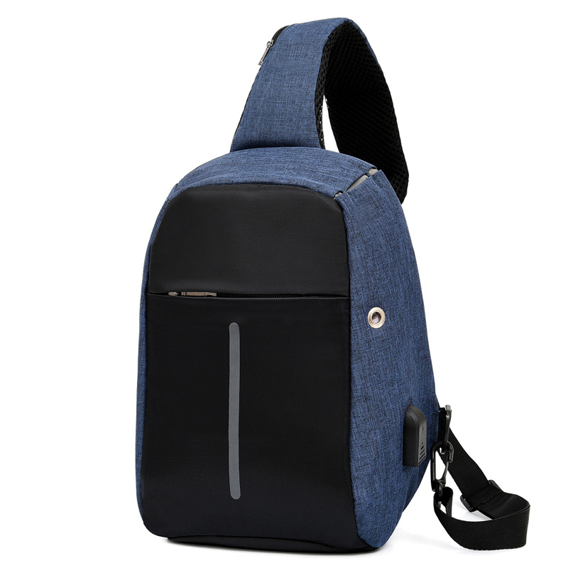 Muška torba preko prsa Jiaen, Oxford tkanina, vodootporna, poslovni stil, model 9012