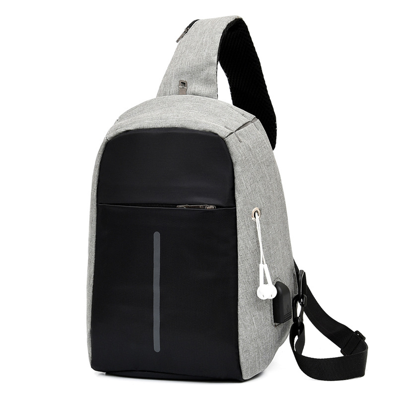 Muška torba preko prsa Jiaen, Oxford tkanina, vodootporna, poslovni stil, model 9012