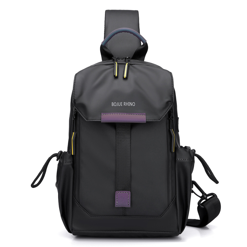 Férfi mellkas táska - Nylon, Vízálló, Ultra könnyű, Légáteresztő, Nagy kapacitás