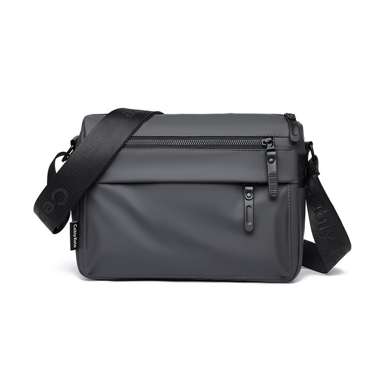 Muška nylon crossbody torba, vodootporna, poslovni stil putovanja, podstava poliester, proljeće 2025