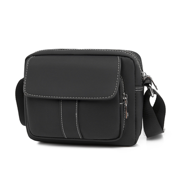 Muška crossbody torbica — PU koža, Otporna na habanje, Jednobojna, Podstava od poliestera, Ulični stil