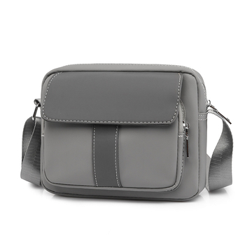 Muška crossbody torbica — PU koža, Otporna na habanje, Jednobojna, Podstava od poliestera, Ulični stil