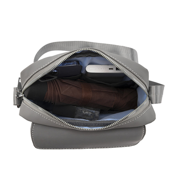 Muška crossbody torbica — PU koža, Otporna na habanje, Jednobojna, Podstava od poliestera, Ulični stil