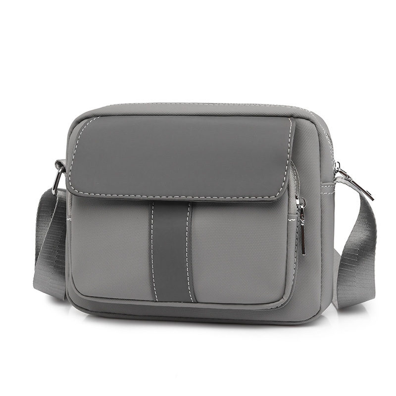 Muška crossbody torbica — PU koža, Otporna na habanje, Jednobojna, Podstava od poliestera, Ulični stil