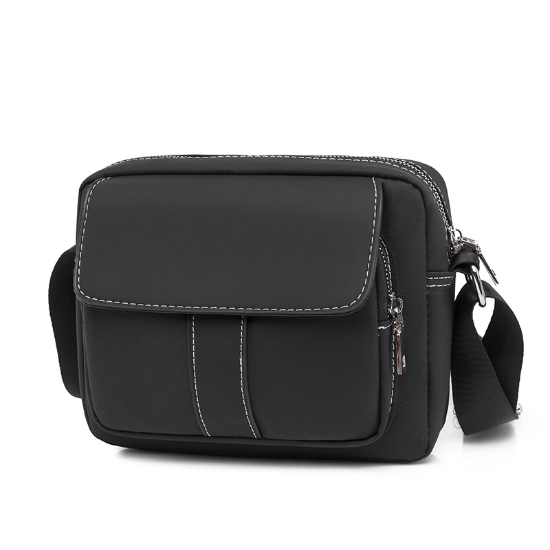 Muška crossbody torbica — PU koža, Otporna na habanje, Jednobojna, Podstava od poliestera, Ulični stil